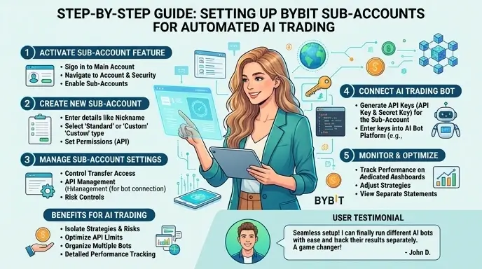 Step-by-step workflow for configuring Bybit sub-accounts for algorithmic execution